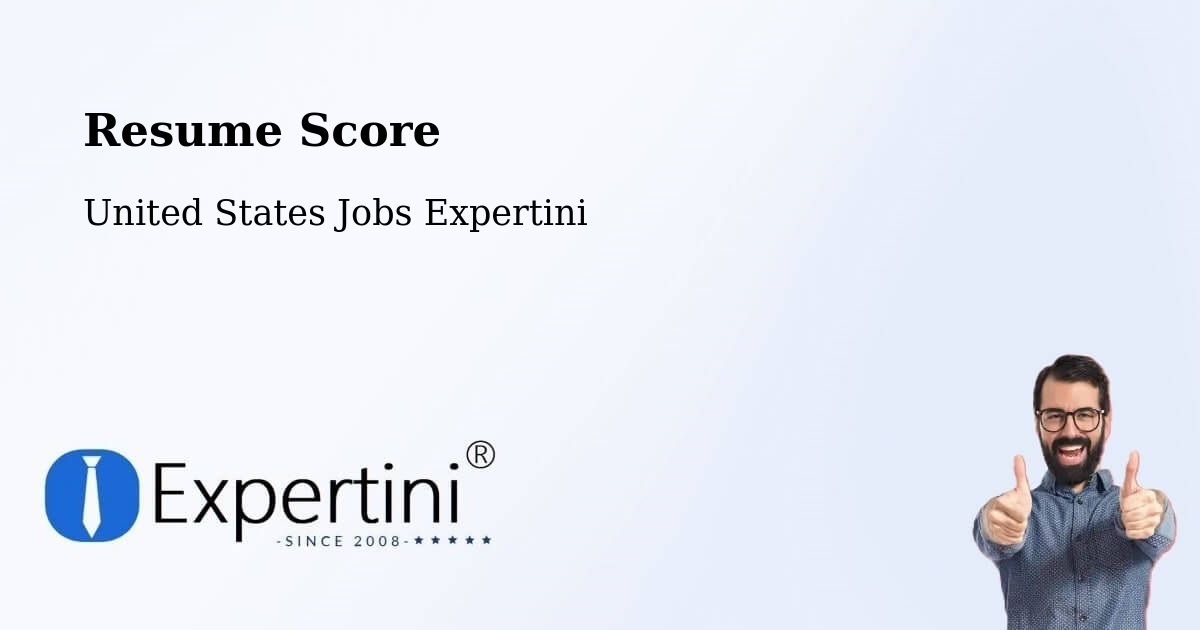 Resume Score & Job Description Match Tool – Bernalillo - United States Jobs Expertini
